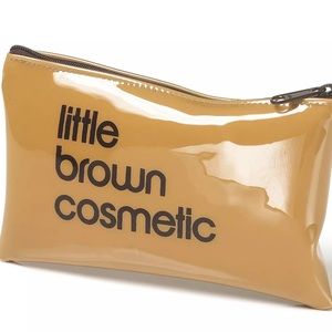 Bloomingdale’s Little Brown Cosmetic Bag